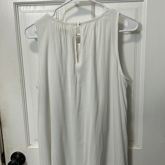 Loft dress size Large. White summer dress - Picture 3 of 3